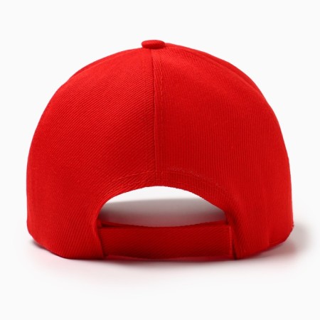 Basebolka male plain minku, size 58, red color-4