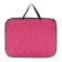 Folder with handles Textile A4, Calligrata "Office", for papers, for office, nylon 600D, linen, pink, PM/1, 350 x 270 x 20 mm