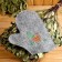 Mitten for the bath "with a light steam" gray