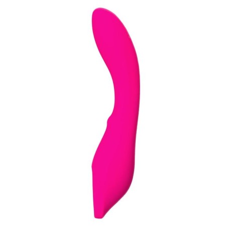 Vibrator with a stimulating ball Jos Beadsy, silicone, pink color, 21 cm-2