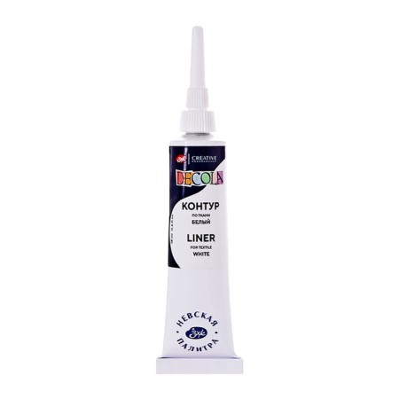 Contour on fabric 18 ml, ZHK Decola, White (5403104)-5