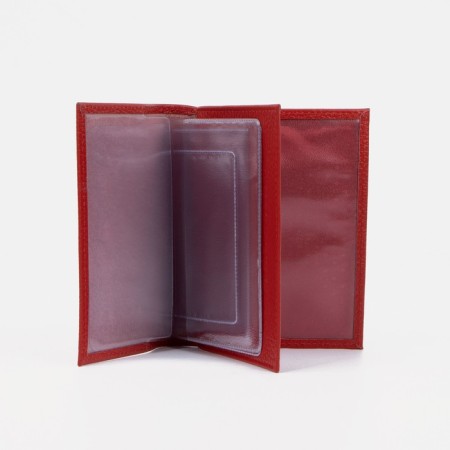 Cover for autoDocations and passports, red color-3