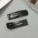 Invisible hair "Enico" (set 2 pcs) classic straight, 6.5 cm, black