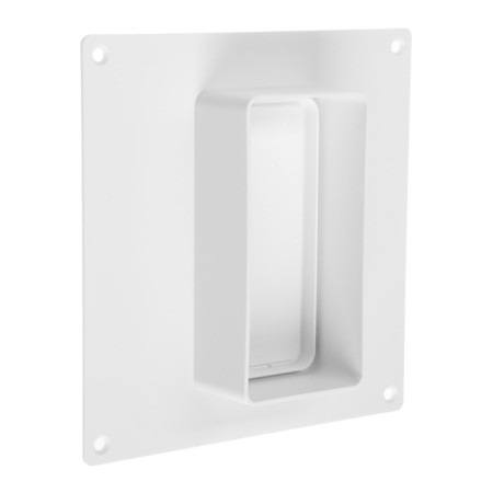 Zein ventilation duct connector, 60 x 120 mm, with a pad and with a valve-2