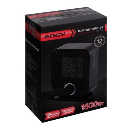 ENGY PTC-319, 1,500 watts, ceramics, 2 modes, hilly, black-3