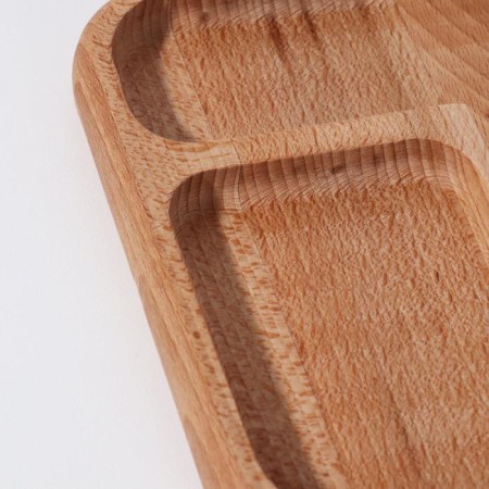 Squares are square, beech 2 compartments d = 20 cm-2
