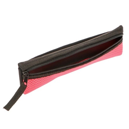 Penal soft, 1 department, 60 x 195 mm, flat, PMP 03-73 with a notebook for a notebook, bright pink 57434-3