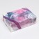 Folding box "Gift" with a purple bow, 16 x 23 x 7.5 cm