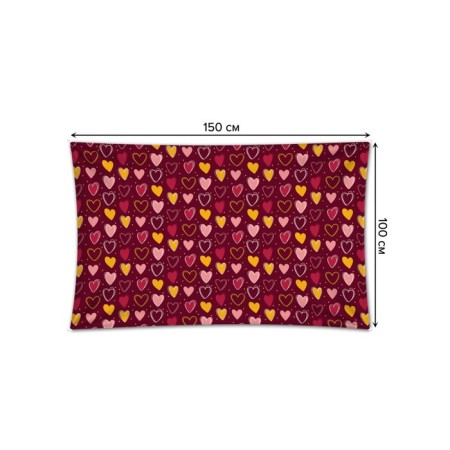Decorative panel with photo printing "Abundance of love", horizontal, size 100x150 cm-1