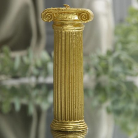 Interior candle "Column", golden-2