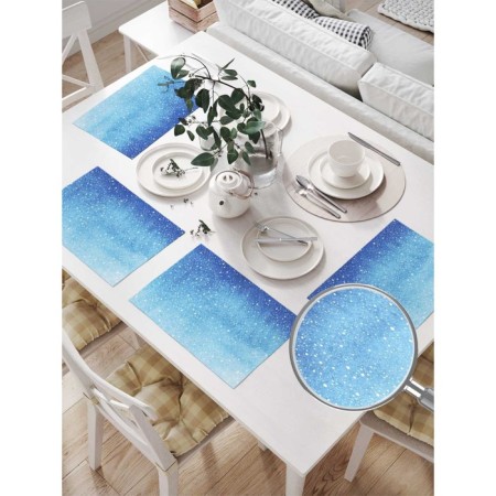 Set of napkins for setting the table "Winter Tale", rectangular, size 32x46 cm, 4 pcs-1