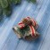 Decoration Christmas tree "Bell brown Bow volume" 8x10.5 cm, gold