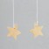 Wind music wood, metal "Month with a star" 9 tubes 54x13 cm
