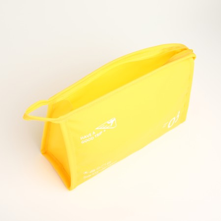 Lightning cosmetic bag, yellow color-2