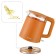 Electric kettle KitFort KT-6124-4, plastic glass, 1.2 l, 2200 watts, orange