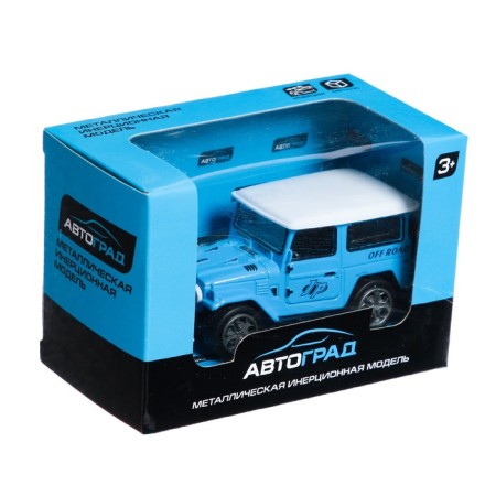 Metal jeep machine, inertial, blue color-3