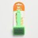 Pucker -plastic purel with rounded teeth, small, 6 x 13.5 cm, green