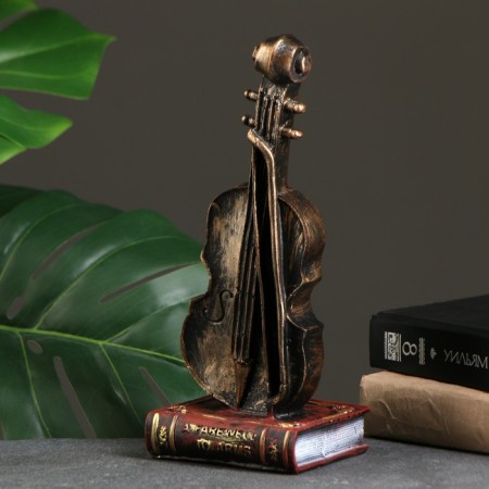 Копилка "Скрипка на книге" 27х11х9см-3