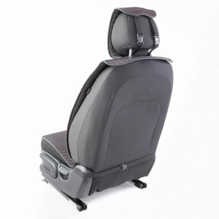 Front seats Car Performance, 2 pcs, alcantara, black-red-2