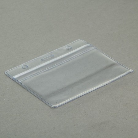 Badege-Karman horizontal (external 98 x 81 mm), internal 55 x 95 mm, 20 md, with a latch of a zip