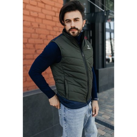 Male ise vest, size 48, khaki color-7