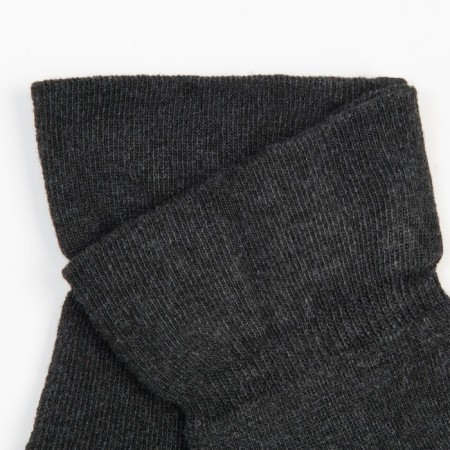 Women's terry socks "stripes", gray color, size 23-25-2