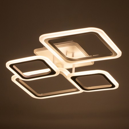 LUSTER "Geometry" 104W LED+RGB white 2700-6400K 72x49x111cm-2