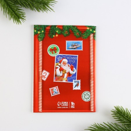 Gift New Year's set: notebook and handle write-stand "New Year's Post"-6