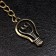 Souvenir-codes "Light bulb", brass, amber