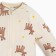 Combineson crumb I "Merry XMAS", height 68-74 cm, beige color