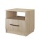Bedside table "Dune No. 13", 450 × 423 × 455 mm, the color of the oak deck is light