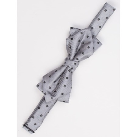Bow tie for ISEE boys, gray color