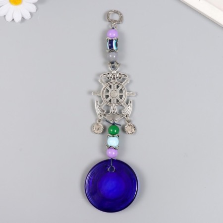 Suspension from the evil eye "Anchor and helm" 24.5 cm mix-2