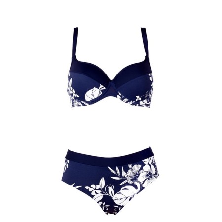 Female bathing panties, size 46 (98 cm), dark blue color