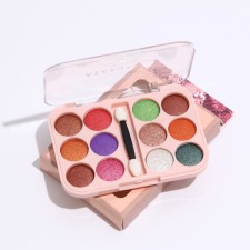 Palette of shadows for eyelids 12 colors