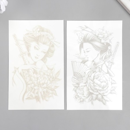 Blue Tattoo Blue "Geisha with a Sword" mix 18x11 cm-3
