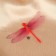 Decor for the curtains "Dragonfly" on the magnet, 8.5 × 5.5 cm, color mix