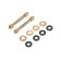 Story Masterprof IS. 130191, 8 mm with toilet nuts, brass, 2 pcs.