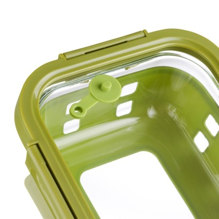 Container for baking, storage and carrying of products in the Smart Solutions cover, green color, 1050 ml-13