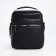 Male bag over the shoulder, Textura, 3 external pockets, black color