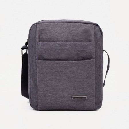 Male bag, gray color-1