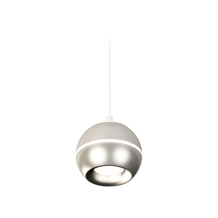A set of suspended lamp with additional backlight Ambrella Light, Techno, XP1103001, Gu5.3, Silver Sand, White Sand