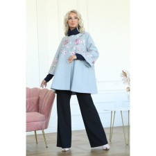 Female coat, size 46, gray color