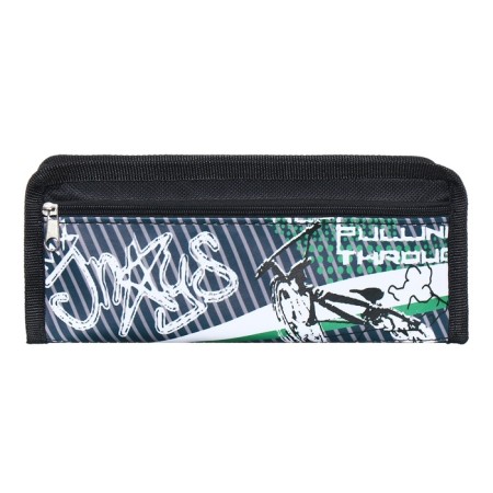 School Penal on the zipper Calligrata "Sport", 2 departments, black-1