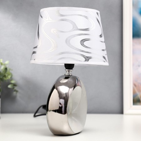 HELP LAM 36653/1 E14 40W White-Serebly H28 cm-8