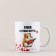 New Year's ceramic mug "My mug", 320 ml, white color