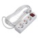 Luazon Lighting extension cord, 3 sockets, 5 m, 6 A, 1300 W, 3x0.75 mm2, s/k, with excavation, b
