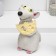 Piggy bank "Rat with cheese" gray, 24x16x14cm
