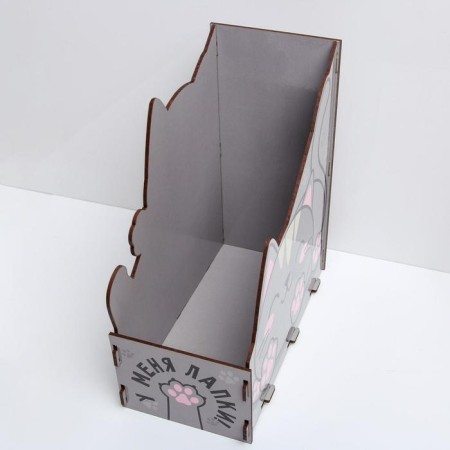 Organizer for books "Cat", 25 x 27 x 12.6 cm-4