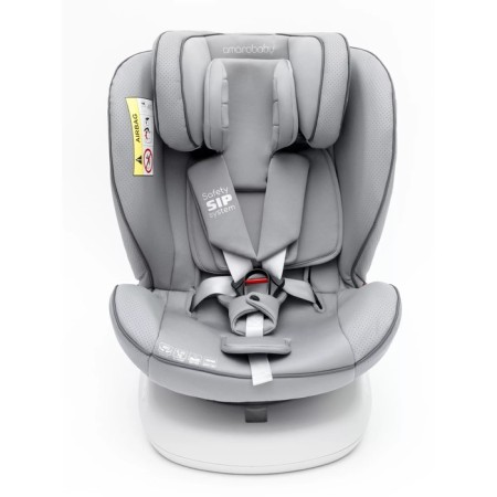 AMAROBABY Champion, ISOFIX fastening, class D, group 0+/1/2/3 (0-36 kg), gray gray-6